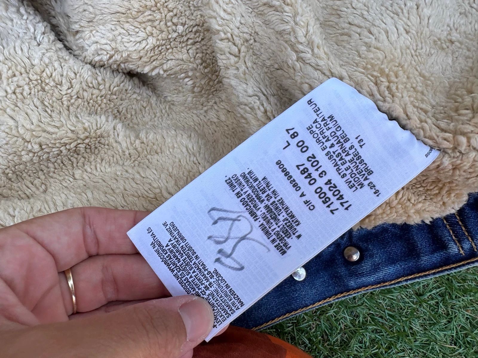 Veste en jean Lévis  – photo 9